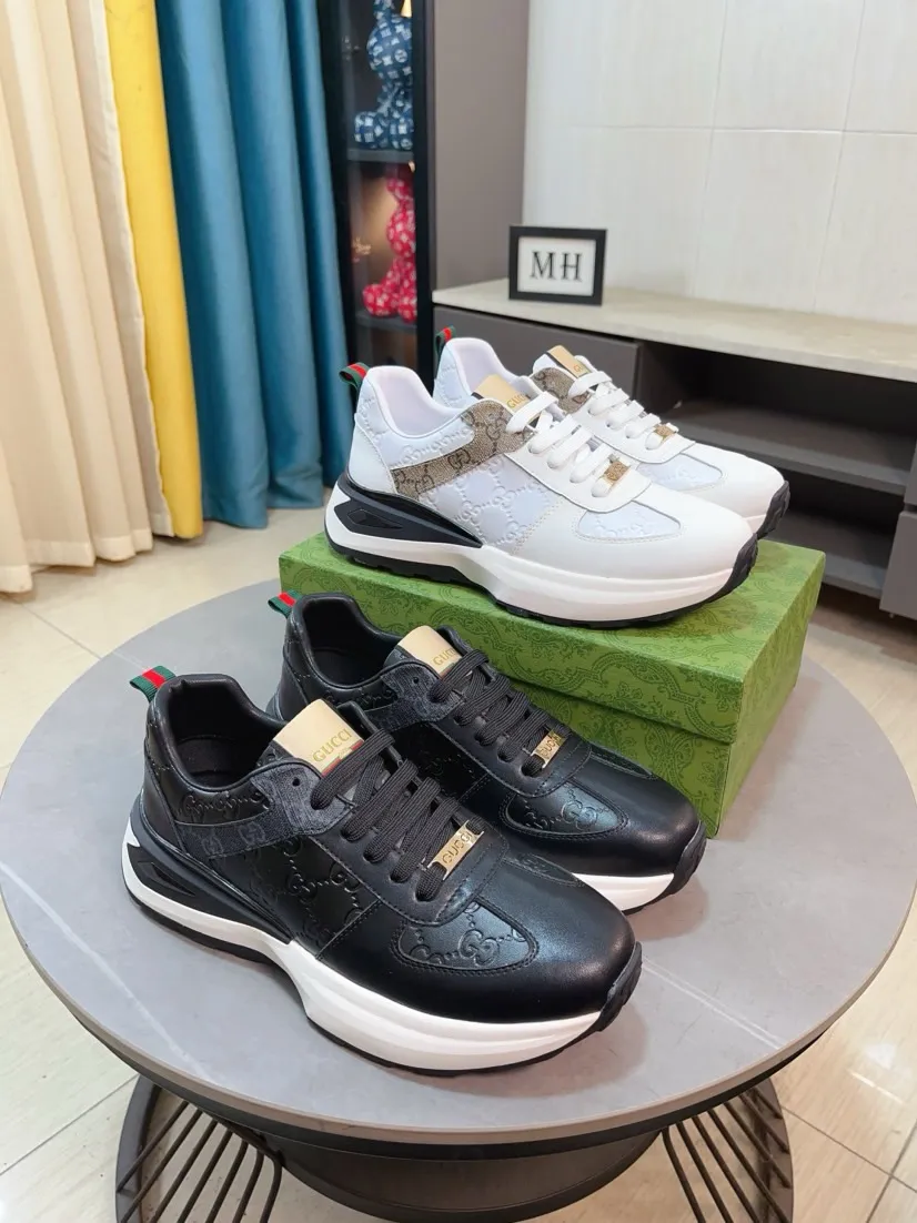 Men's shoes 💰438🌹🌹[GUCCI] Gucci's new lace-up casual men's shoes are on the market first, and the materials and workmanship are superior to all versions on the market. The highest quality shipped first-layer cowhide with imported original perforated materials➕Genuine leather lining, privately molded soft outsole, high foot comfort, imported special materials highlight the brand's unique charm, high-end customization 38-44